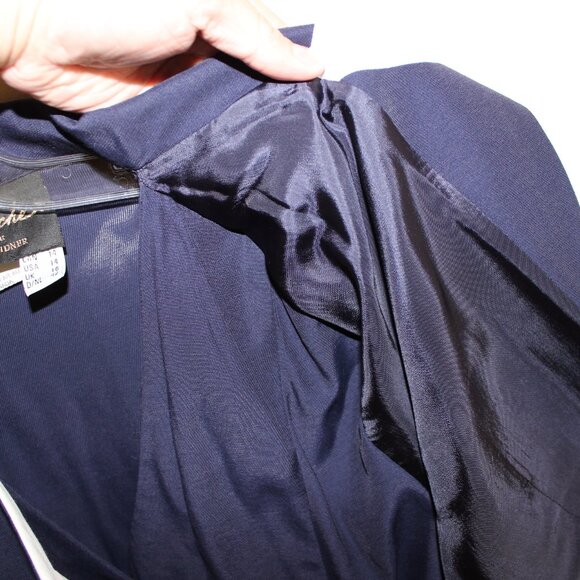 vintage❤️Farouche by Lori Weidner❤️one-piece school uniform blazer bib jacket - Picture 7 of 13